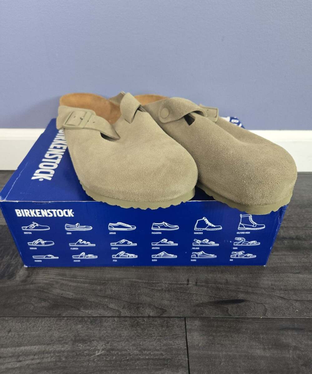 ** New Birkenstock Boston faded khaki size 42